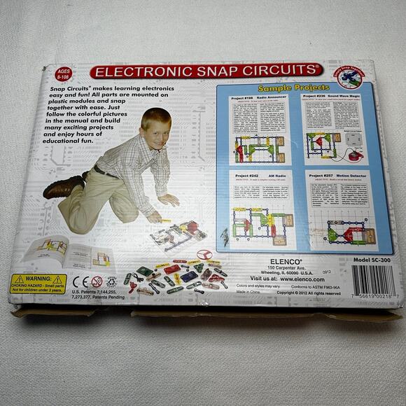 ELENCO ELECTRONICS SNAP CIRCUITS SET model sc-300 - Picture 5 of 8